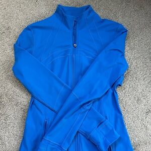 Lululemon Full Zip Royal Cobalt Blue Size 8